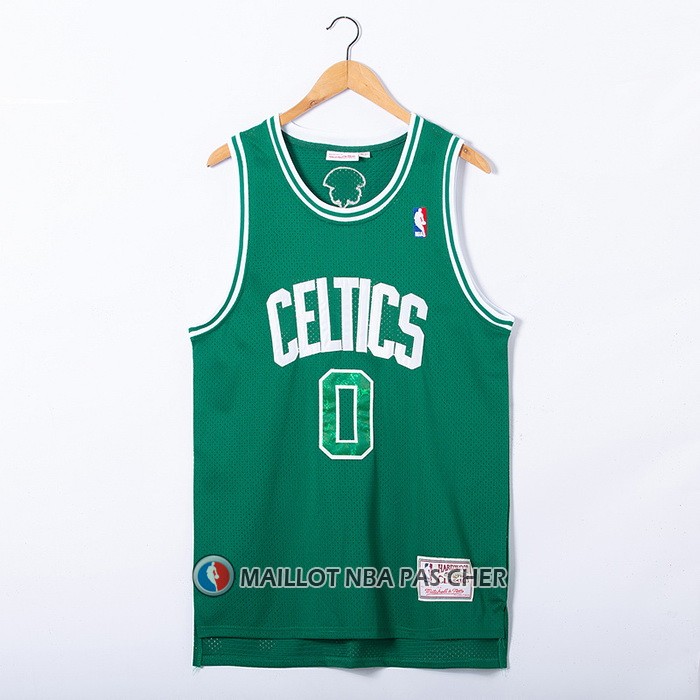 Maillot Boston Celtics Jayson Tatum NO 0 Snakeskin Hardwood Classics 2021 Vert